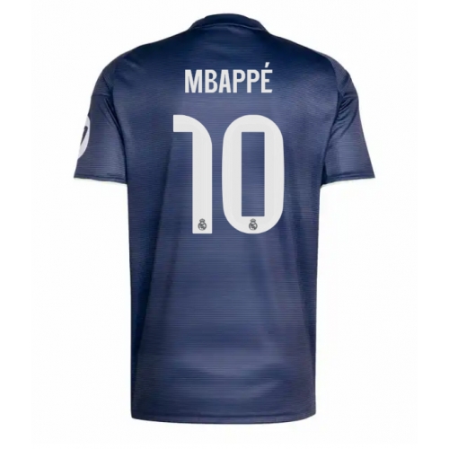 Real Madrid Kylian Mbappe #10 Maglia Gara Trasferta Repliche 2025-26 Maniche Corte Real Madrid Kylian Mbappe #10 Maglia Gara Trasferta Repliche 2025-26 Maniche Corte